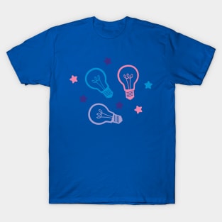 Cute Pastel Lightbulbs T-Shirt